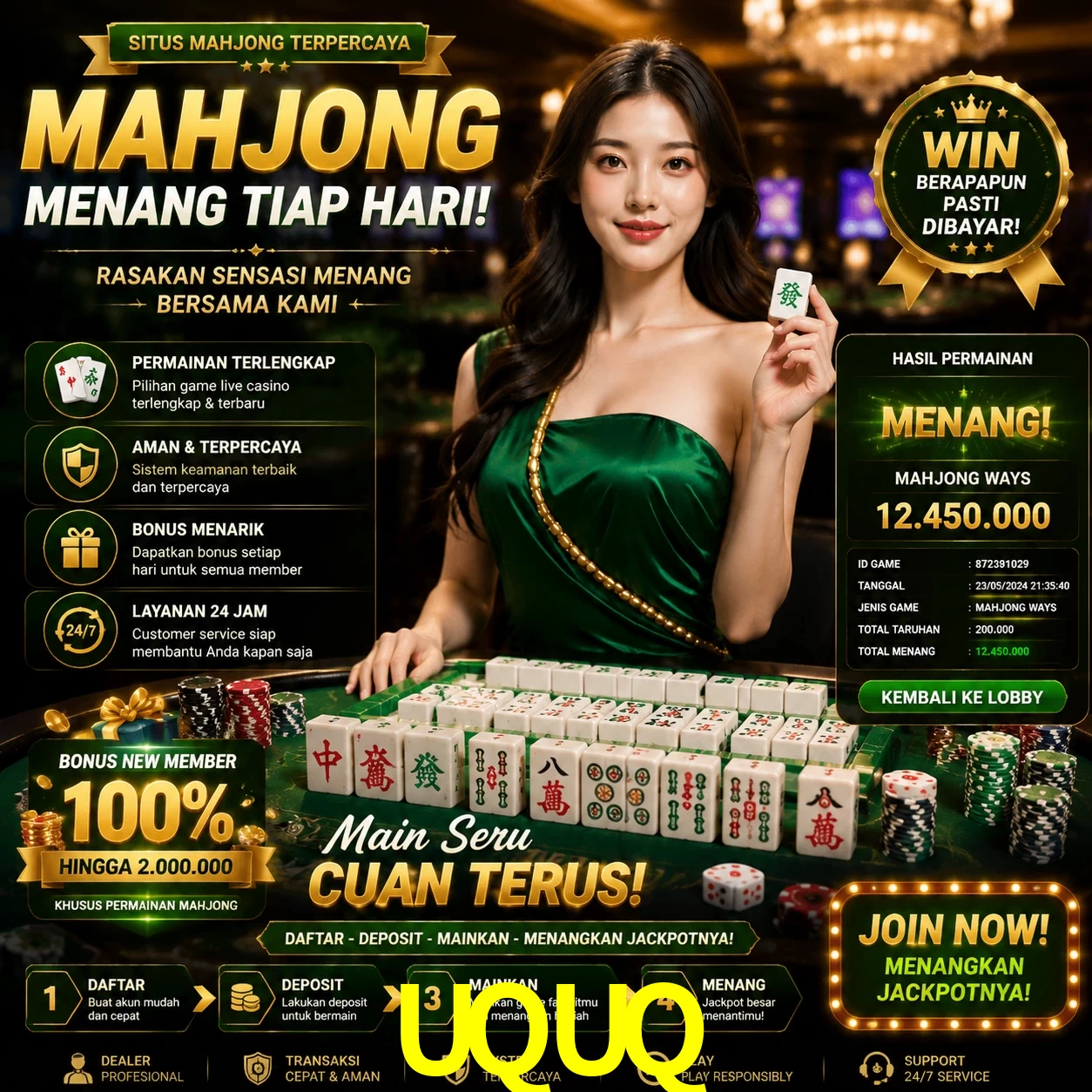 Cashback VIP UQUQ - reembolso semanal